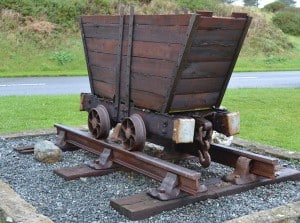 Ore Trolley used to transport ore in the mines - The Irish Place