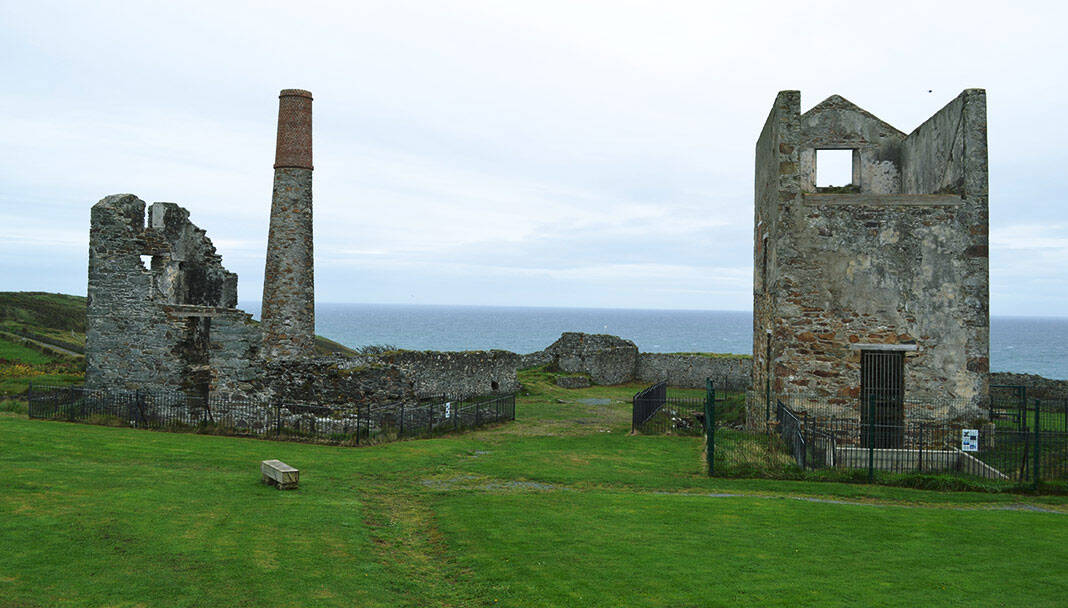 Copper Coast Geopark - Tankardstown Cornish Engine Houses at Bunmahon - The Irish Place