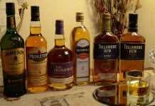 A selection of some Premium Irish Whiskies - The Irish Place