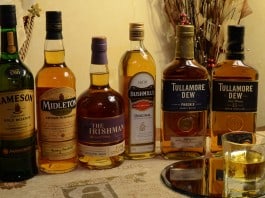 A selection of some Premium Irish Whiskies - The Irish Place