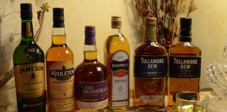 A selection of some Premium Irish Whiskies - The Irish Place