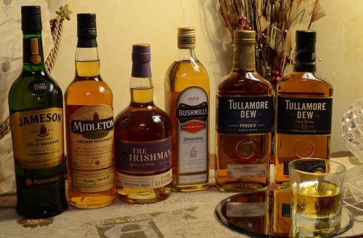 A selection of some Premium Irish Whiskies - The Irish Place