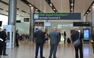 One of the Arrivals areas at Dublin Airport - The Irish Place