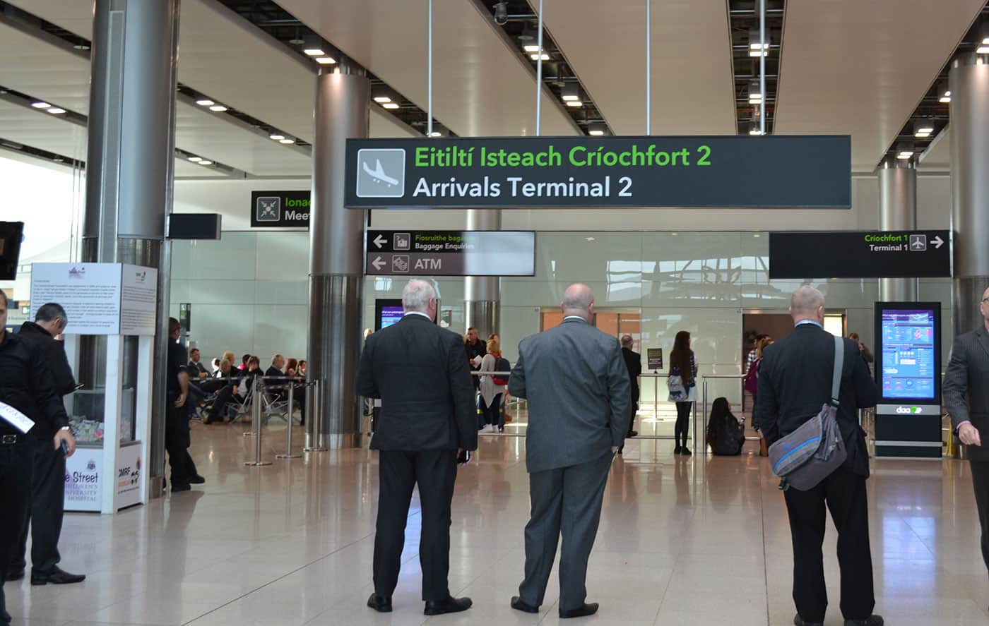 One of the Arrivals areas at Dublin Airport - The Irish Place