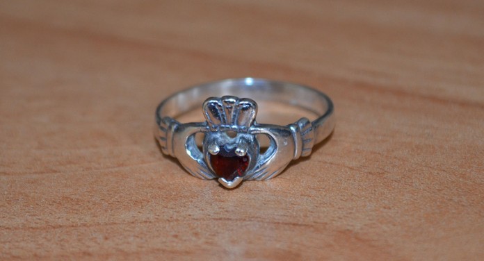 Irish Claddagh Ring Meaning - A Claddagh Ring with Birthstone - The Irish Place