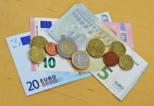 Some Euro Bank Notes and Coins - The Irish Place