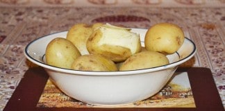 National Potato Day - A Bowl of Floury Potatoes ready for serving - The Irish Place