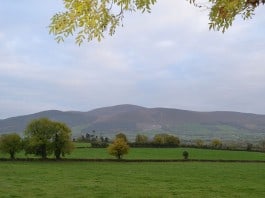 Sweeping view of the Anner Valley with the famous Slievenamon Mountain in the background - The Irish Place