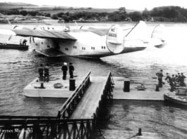 A Flying Boat at Foynes Airport - The Irish Place