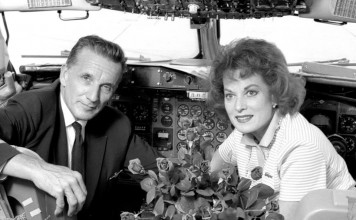 Maureen O'Hara and her husband Capt. Charlie Blair - The Irish Place