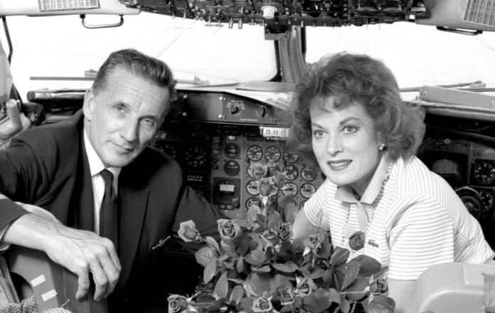 Maureen O'Hara and her husband Capt. Charlie Blair - The Irish Place