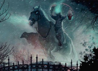 The Dullahan of Celtic Mythology The Dullahan searching for his next victim - The Irish Place