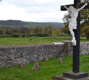 The unmarked Grave of Bridget Cleary in the old Ballyhomuck Graveyard in Clooneen - The Irish Place