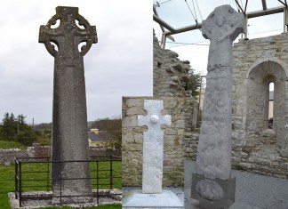 Three of the Kilfenora High Crosses - The Irish Place