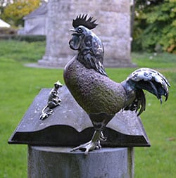 St Mochuas Desk at Timahoe Round Tower - The Irish Place