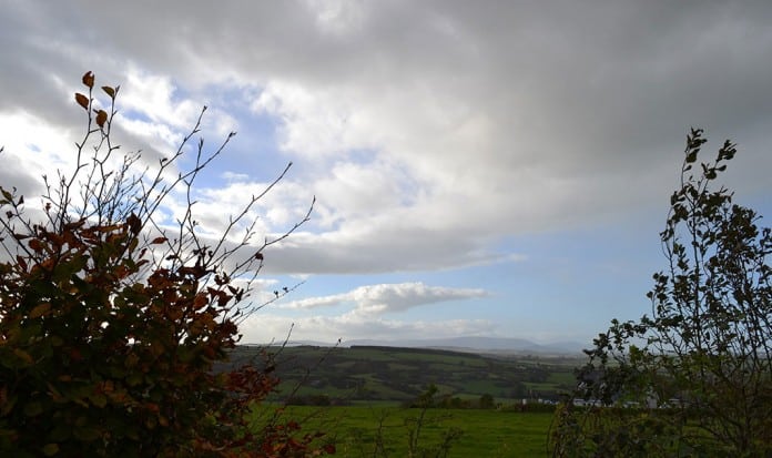 Typical Irish Weather Scene with Sun and Rain Showers - The Irish Place