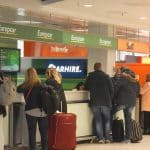 Car Hire Desks at Dublin Airport.