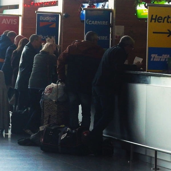 Car Hire Desks at Dublin Airport. The Irish Place