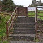 Access to the Rock of Dunamase