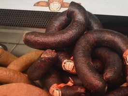 Black and White Pudding on sale in The English Market - The Irish Place