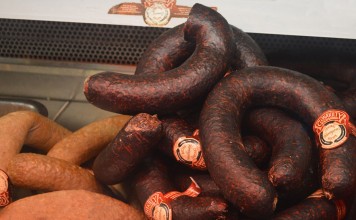 Black and White Pudding on sale in The English Market - The Irish Place