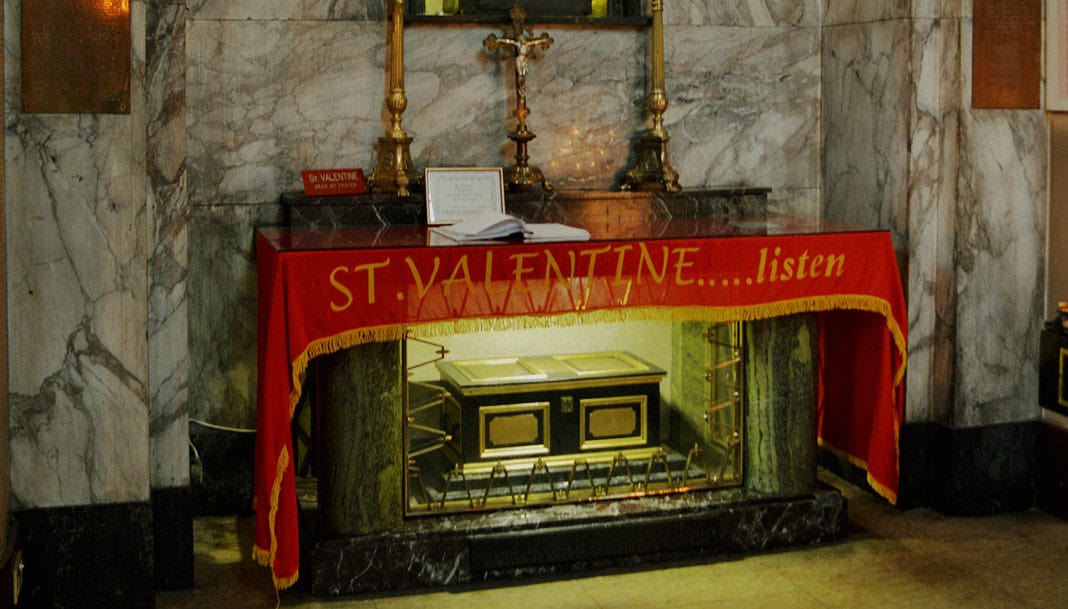 The Reliquary and Altar for St Valentine in Dublin - The Irish Place