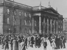 The ruins of the GPO after the rising in 1916 - The Irish Place