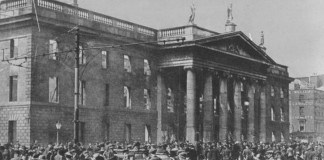 The ruins of the GPO after the rising in 1916 - The Irish Place