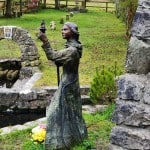 The statue of St. Brigit by sculptor Annette McCormack