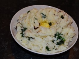 A nice freshly made bowl of Colcannon ready to serve and enjoy - The Irish Place