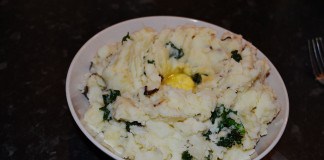 A nice freshly made bowl of Colcannon ready to serve and enjoy - The Irish Place