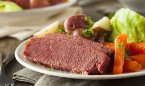 St Patrick's Day Traditions - Homemade Corned Beef and Cabbage with Carrots and Potatoes - The Irish Place