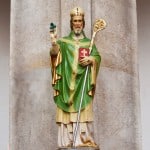 A statue of St Patrick