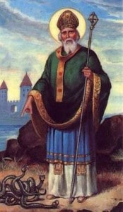 St Patrick banishing the snakes from Ireland - The Irish Place