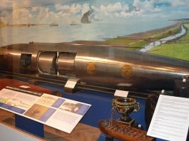 The last example of the Brennan Torpedo on display in The Royal Engineers Museum, Chatham, Kent - The Irish Place