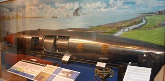 The last example of the Brennan Torpedo on display in The Royal Engineers Museum, Chatham, Kent - The Irish Place