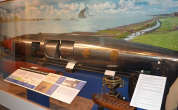 The last example of the Brennan Torpedo on display in The Royal Engineers Museum, Chatham, Kent - The Irish Place