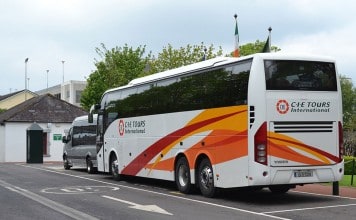 Guided Tours in Ireland - A typical Irish touring coach - The Irish Place