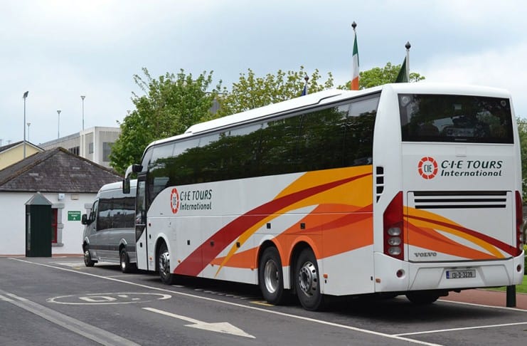 Guided Tours in Ireland - A typical Irish touring coach - The Irish Place