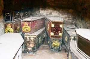 The highly decorated coffins of the Earls of Leitrim in St Michan's - The Irish Place