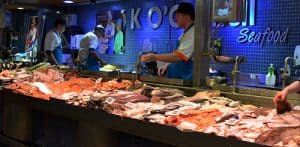 Fish Stall at the English Market Cork - The Irish Place