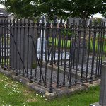 Anti-bodysnatching grille also known as a mortsafe