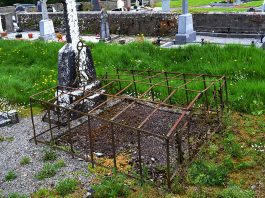 Anti-bodysnatching device still in place on grave - The Irish Place