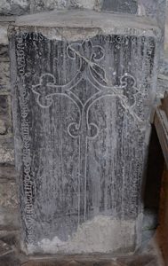 Graveslab of Jose de Kyteller, the father of Dame Alice de Kyteller - The Irish Place