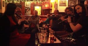A session where the main instrument being played is the Irish Flute - The Irish Place