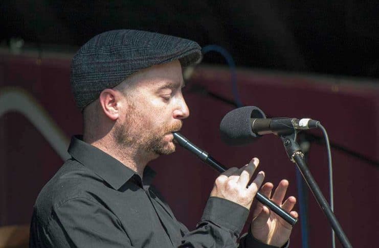 Cathal Harkin of the Paddy Ryan Band on Tin Whistle