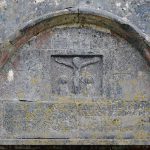 Crucification Scene dated 1644 in the southern wall.