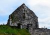 Kilnaboy: Round Tower and Rare Lorraine Cross The Cross of Lorraine on the gable wall of Kilnaboy Church - The Irish Place