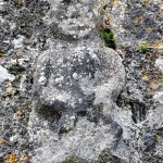 The Sheela na Gig over the south door of Kilnaboy Church.