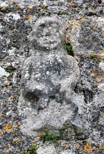 The Sheela na Gig over the south door of Kilnaboy Church. - The Irish Place